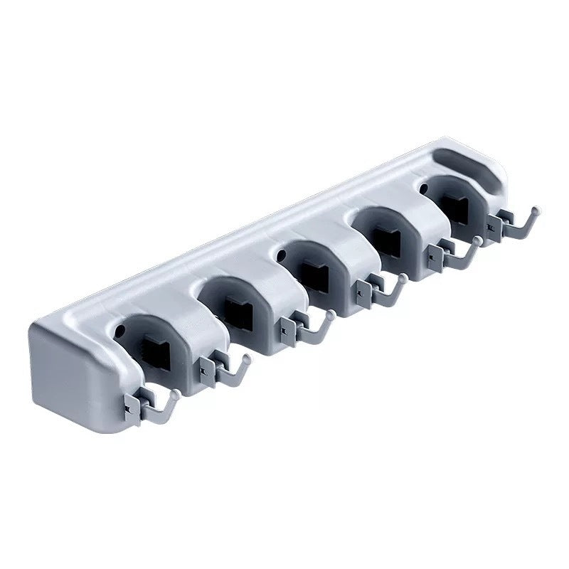 Wall-Mounted Multifunctional Mop and Broom Holder