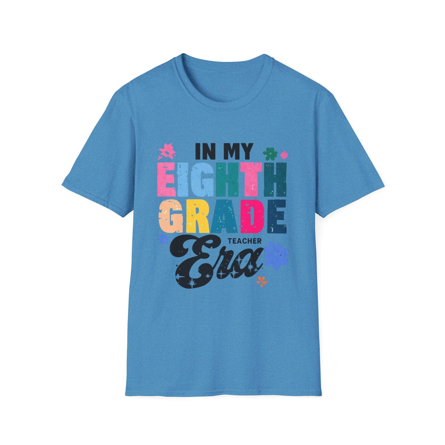 Eighth Grade Teacher T-Shirt: Soft Ring-Spun Cotton Tee