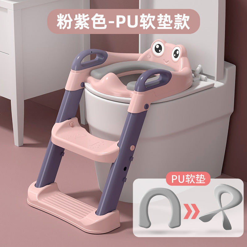 Children's Toilet Ladder and Folding Seat for Infants