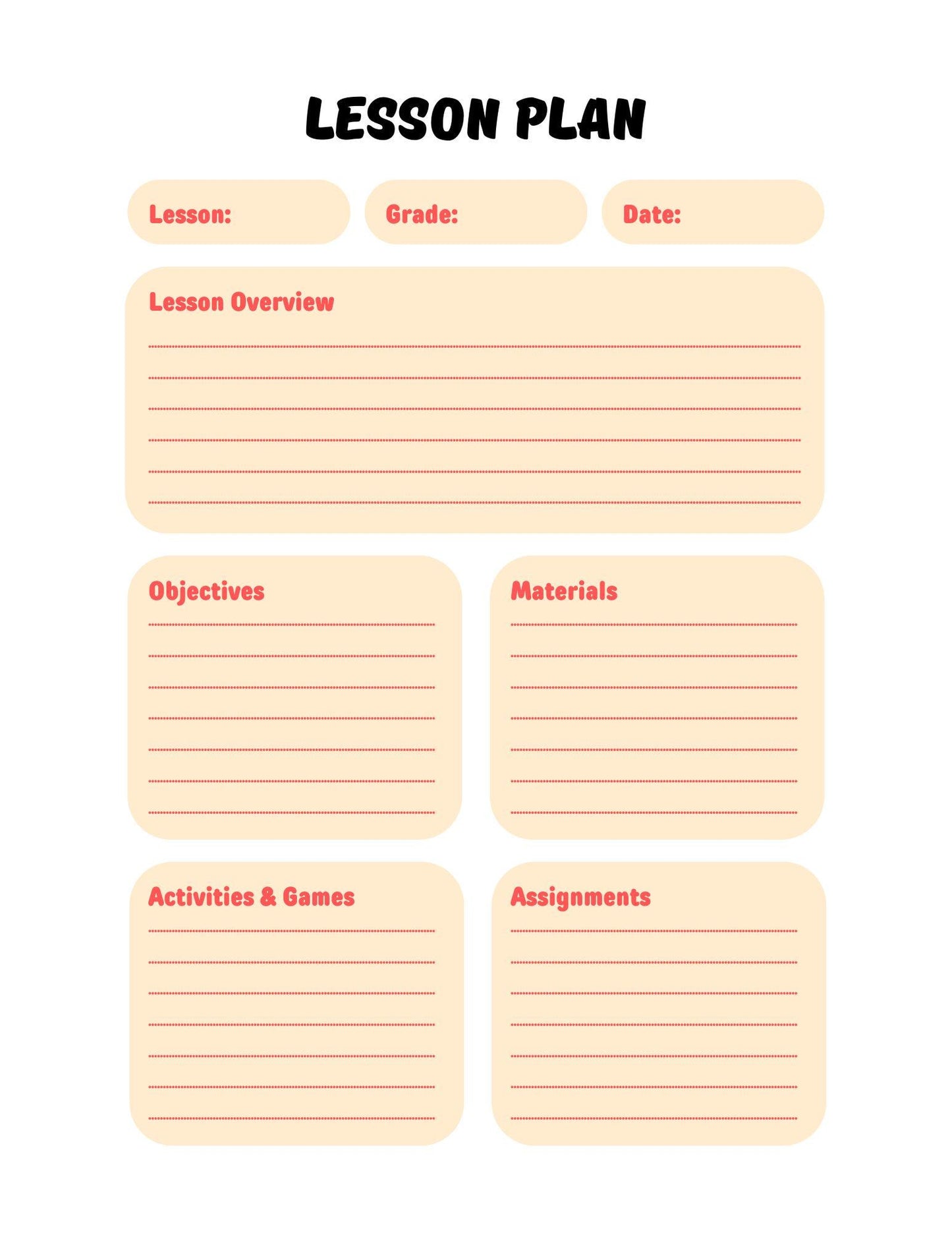 Back to School Planner | Teacher & Student Organization Printable